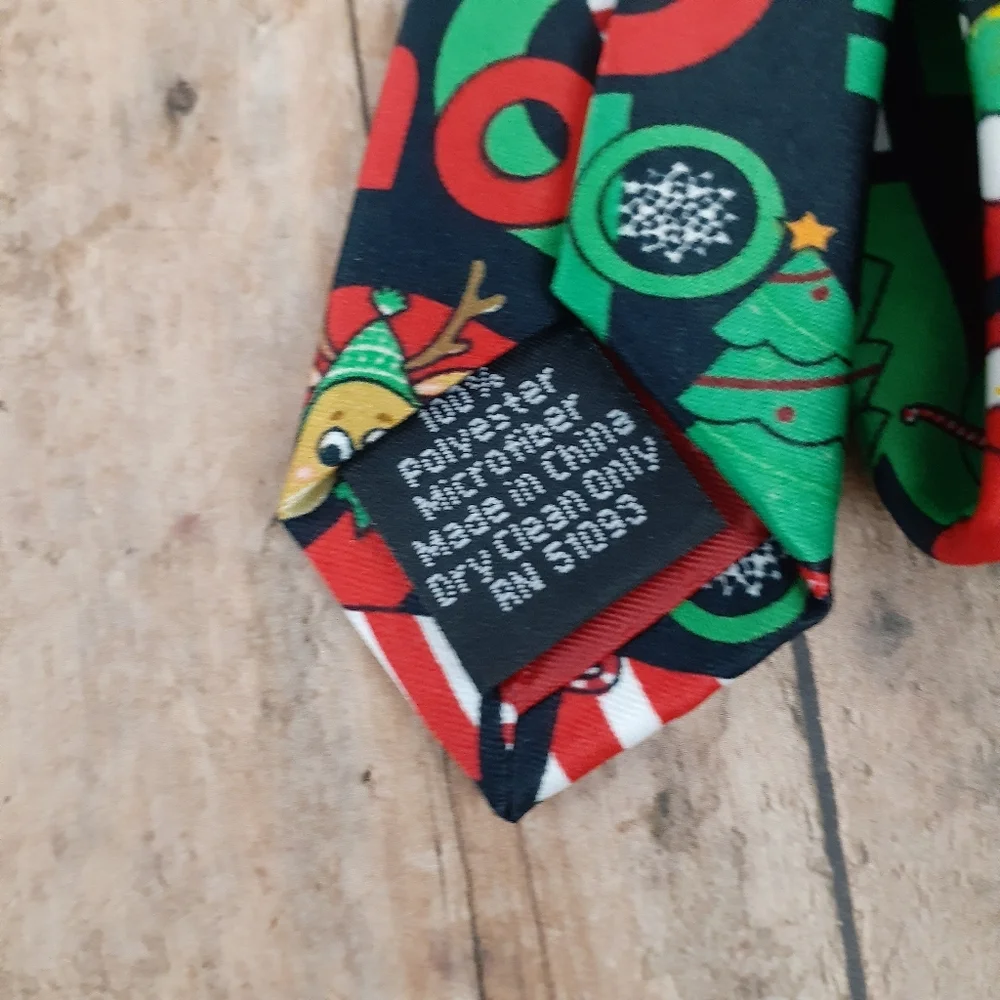 Hallmark Holiday Traditions Boys Multi-colored Tie One Size